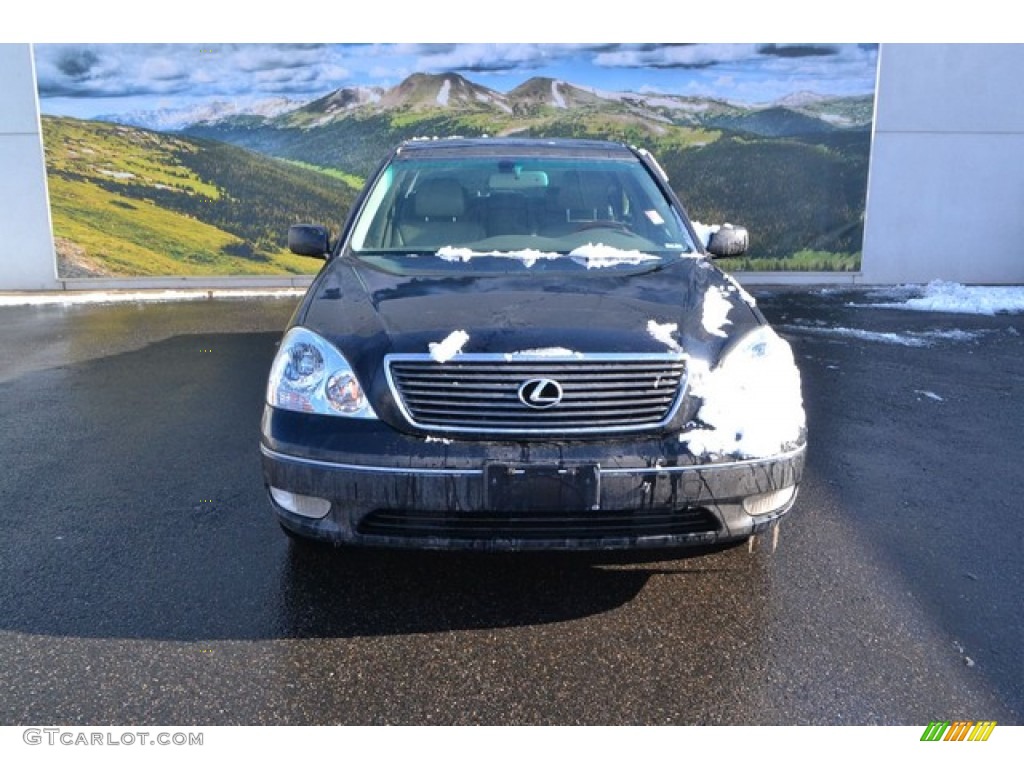 2002 LS 430 - Black Onyx / Ecru Beige photo #6