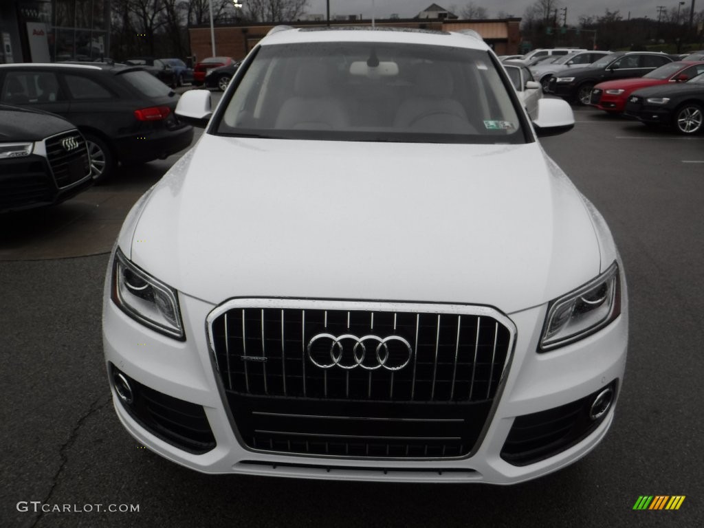 2016 Q5 2.0 TFSI Premium quattro - Ibis White / Pistachio Beige photo #6