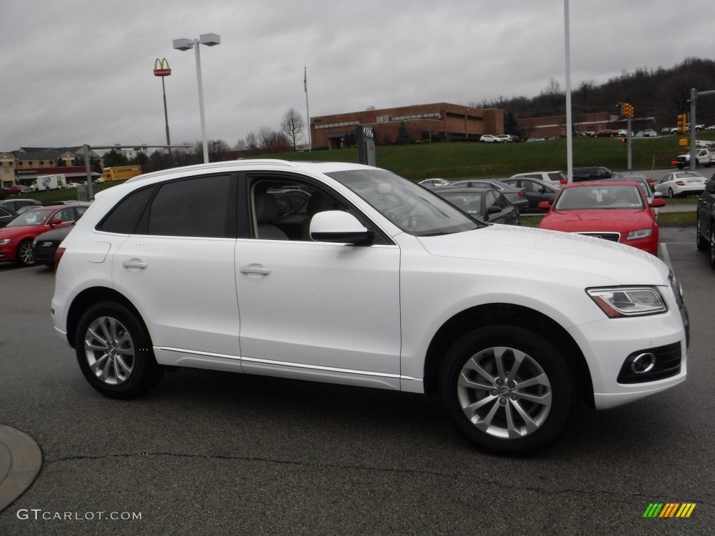 2016 Q5 2.0 TFSI Premium quattro - Ibis White / Pistachio Beige photo #9