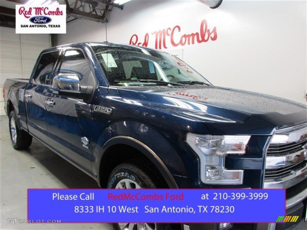 2016 F150 King Ranch SuperCrew 4x4 - Blue Jeans / King Ranch Java photo #1