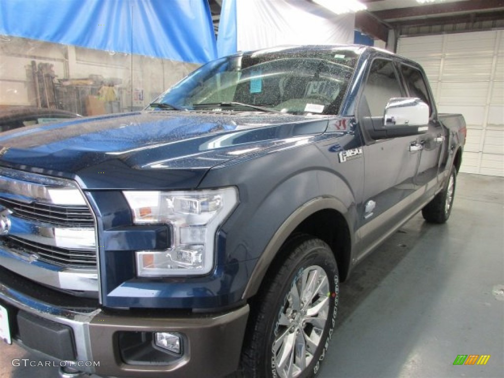 2016 F150 King Ranch SuperCrew 4x4 - Blue Jeans / King Ranch Java photo #3