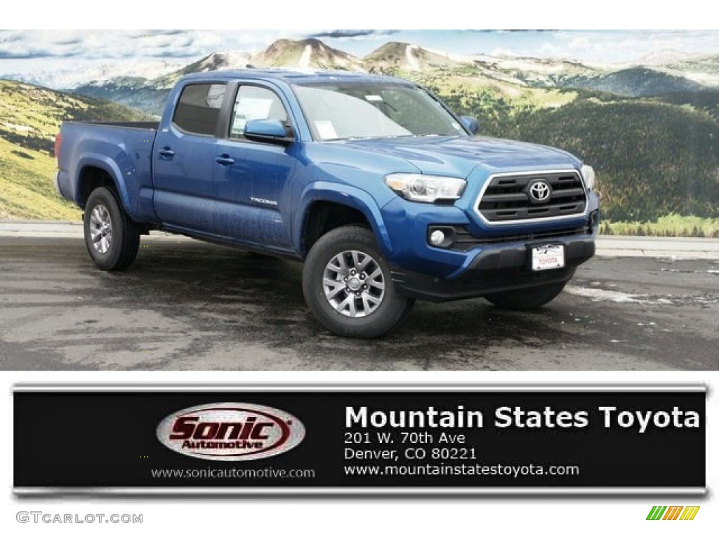 Blazing Blue Pearl Toyota Tacoma