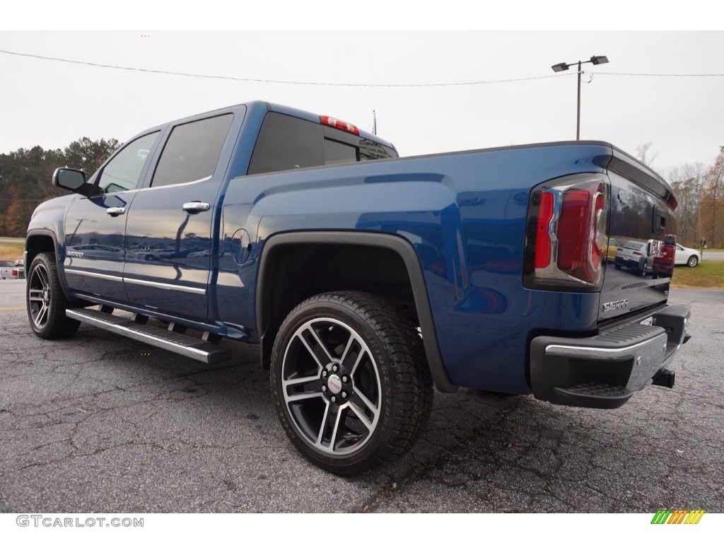 Stone Blue Metallic 2016 GMC Sierra 1500 SLT Crew Cab 4WD Exterior Photo #109068173