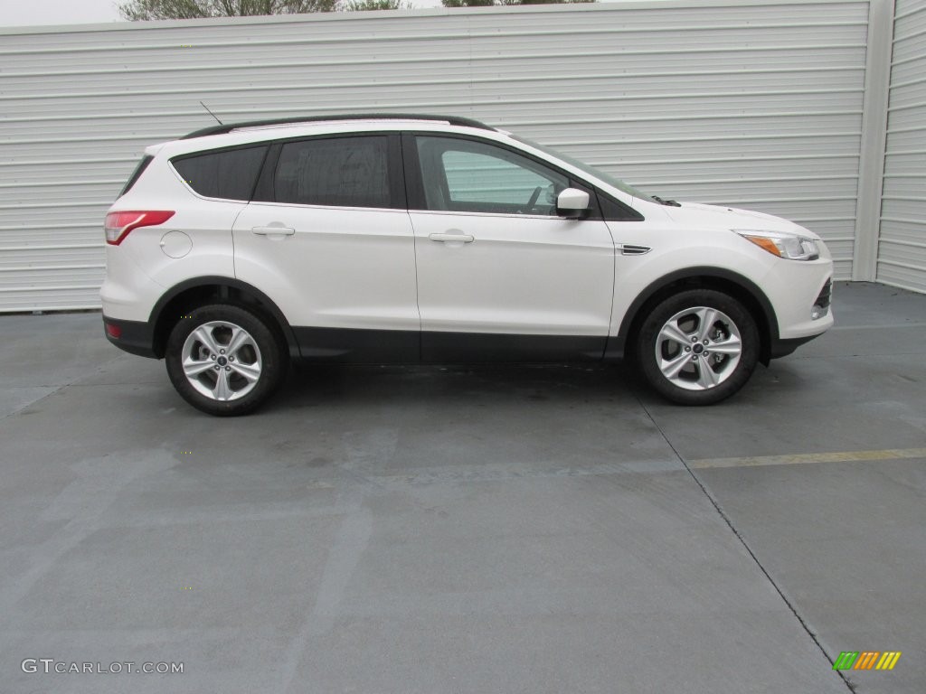 2016 Escape SE - White Platinum Metallic / Charcoal Black photo #3