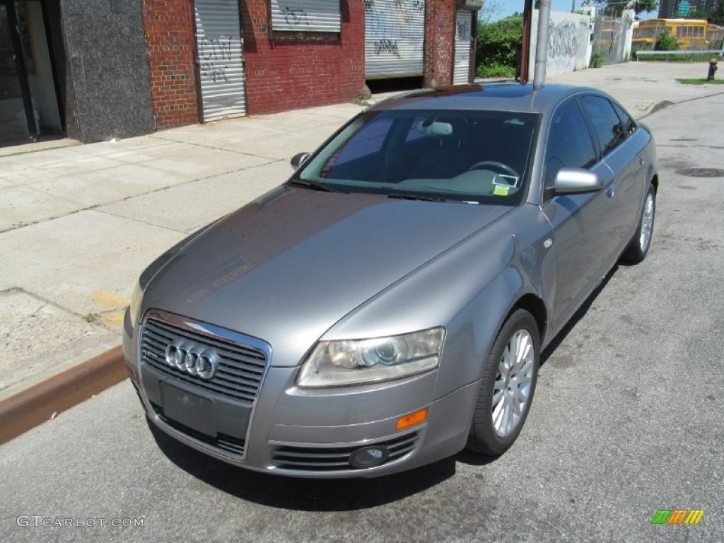 2006 A6 3.2 quattro Sedan - Light Silver Metallic / Beige photo #2