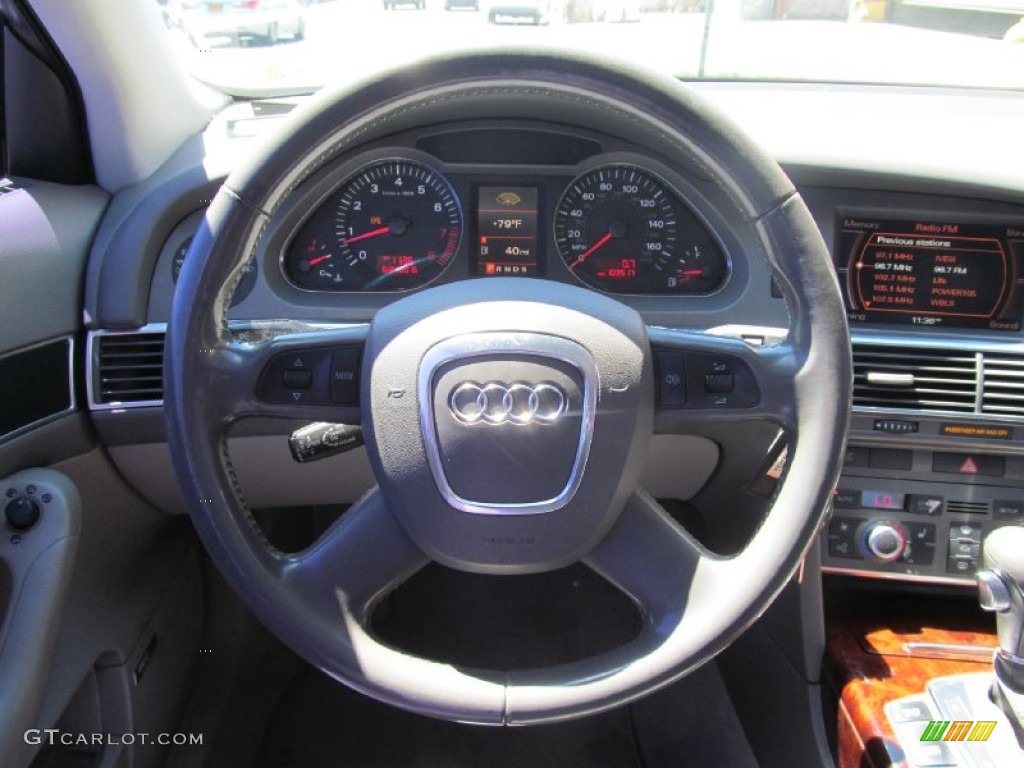 2006 A6 3.2 quattro Sedan - Light Silver Metallic / Beige photo #38