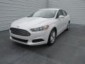 2016 White Platinum Tri-Coat Metallic Ford Fusion SE  photo #7