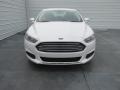 2016 White Platinum Tri-Coat Metallic Ford Fusion SE  photo #8