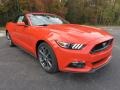 2016 Competition Orange Ford Mustang GT Premium Convertible  photo #1