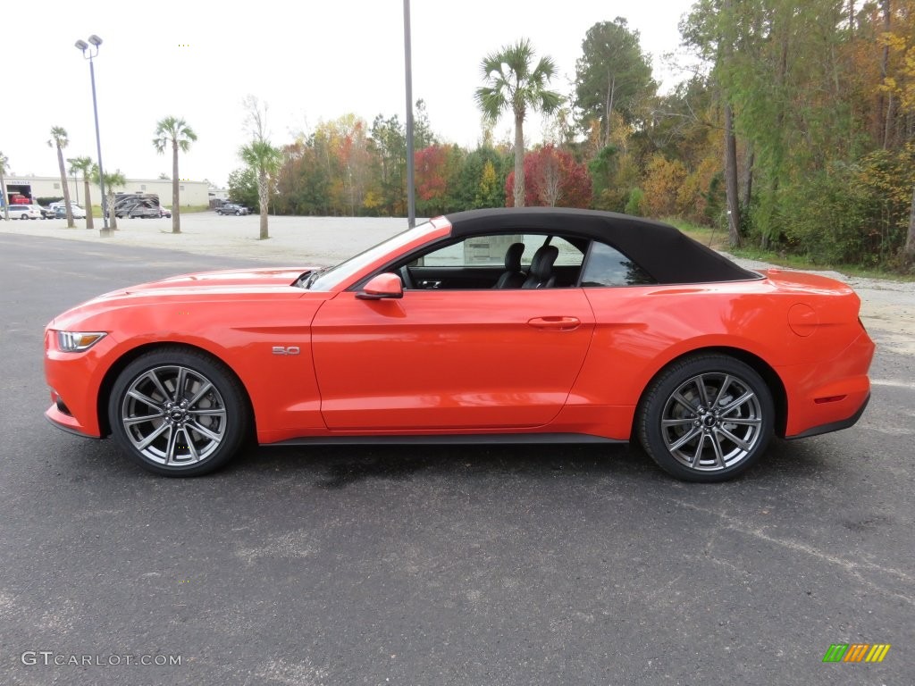 16 Competition Orange Ford Mustang Gt Premium Convertible Photo 6 Gtcarlot Com Car Color Galleries