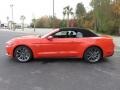 2016 Competition Orange Ford Mustang GT Premium Convertible  photo #6