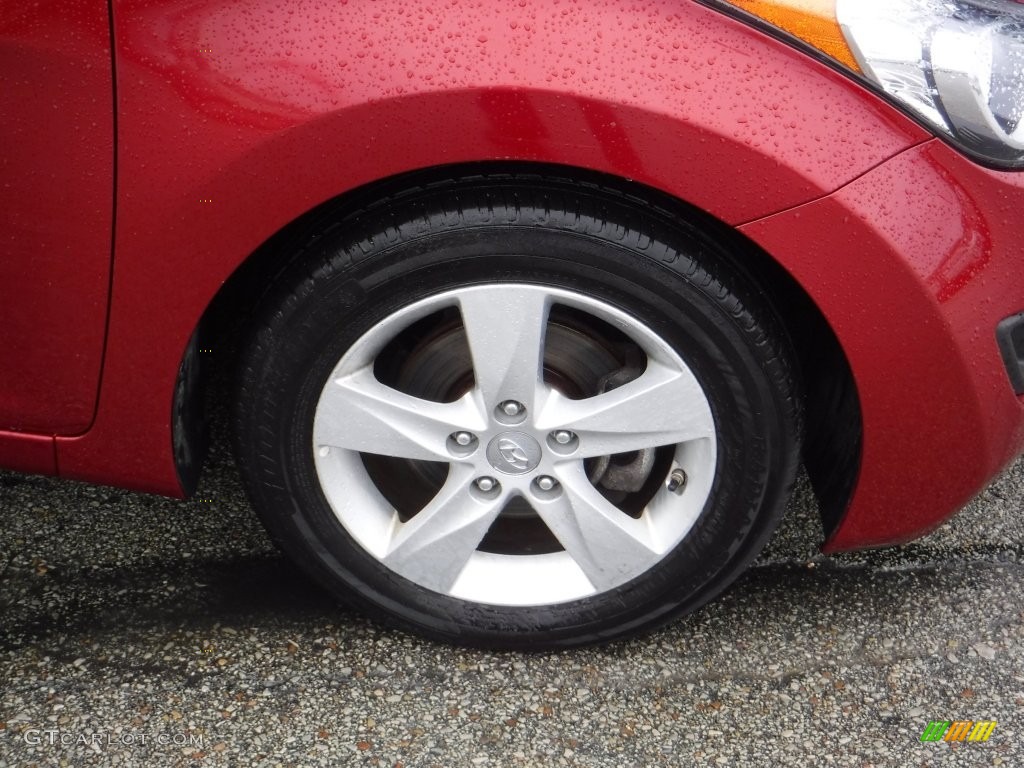 2013 Elantra GLS - Sparkling Ruby / Beige photo #3