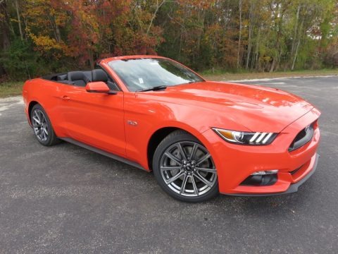 2016 Ford Mustang GT Premium Convertible Data, Info and Specs