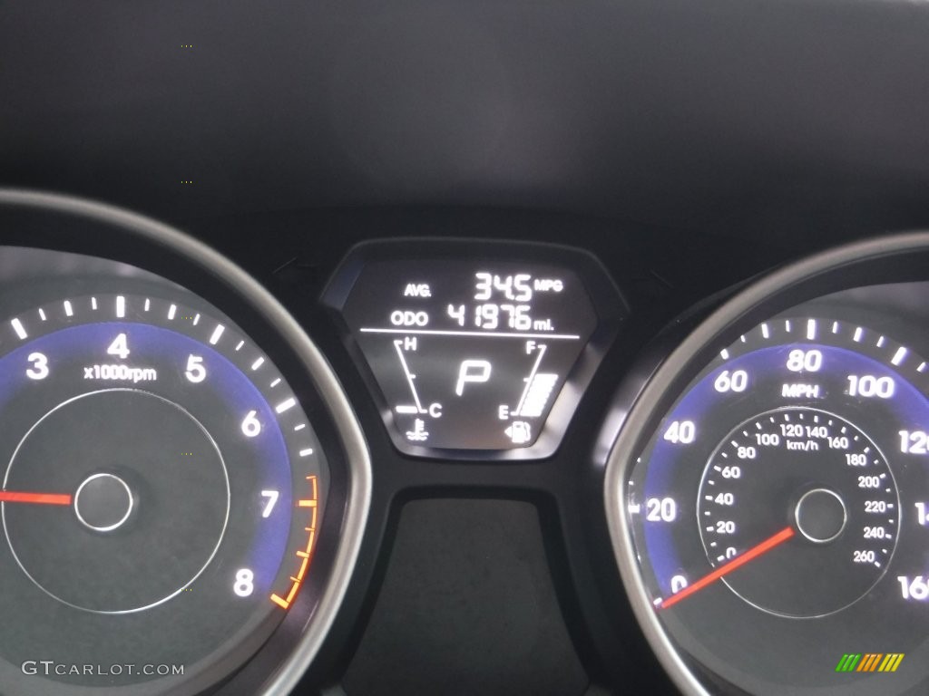 2013 Elantra GLS - Sparkling Ruby / Beige photo #20