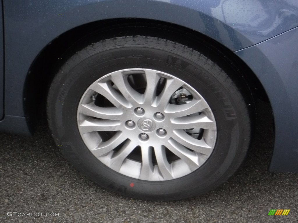 2015 Sienna XLE - Shoreline Blue Pearl / Ash photo #3