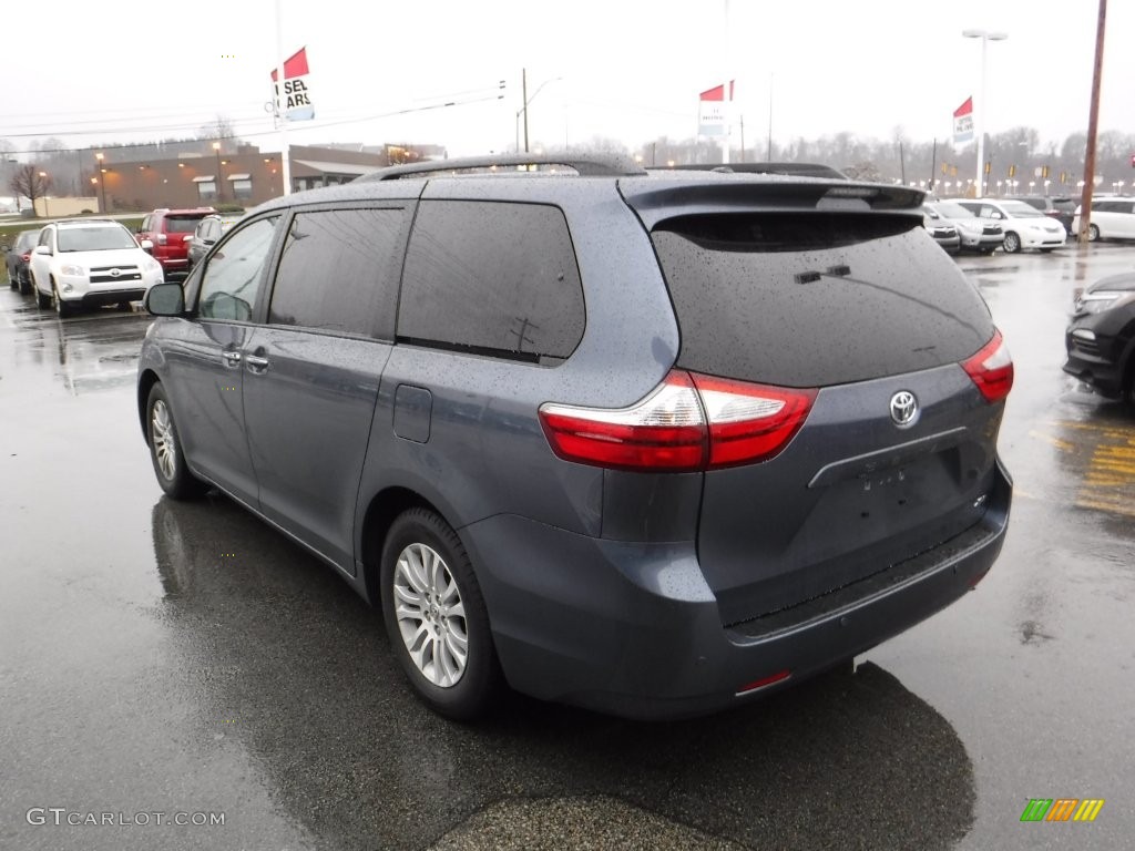 2015 Sienna XLE - Shoreline Blue Pearl / Ash photo #8