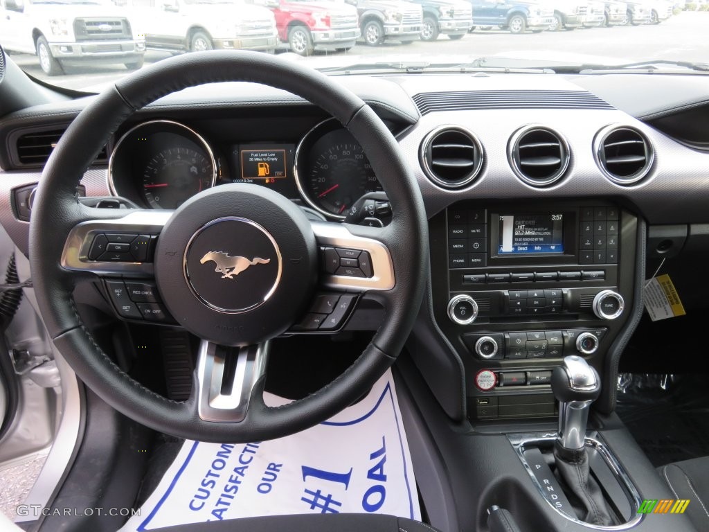 2016 Mustang EcoBoost Coupe - Ingot Silver Metallic / Ebony photo #16