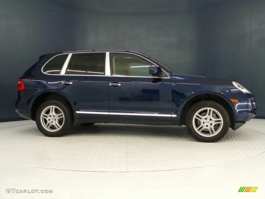 2010 Cayenne Tiptronic - Marine Blue Metallic / Havanna/Sand Beige photo #8