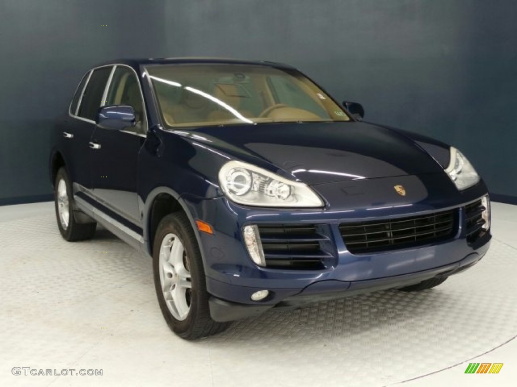 2010 Cayenne Tiptronic - Marine Blue Metallic / Havanna/Sand Beige photo #12