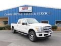 White Platinum Metallic 2016 Ford F350 Super Duty Platinum Crew Cab 4x4