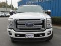 White Platinum Metallic - F350 Super Duty Platinum Crew Cab 4x4 Photo No. 14