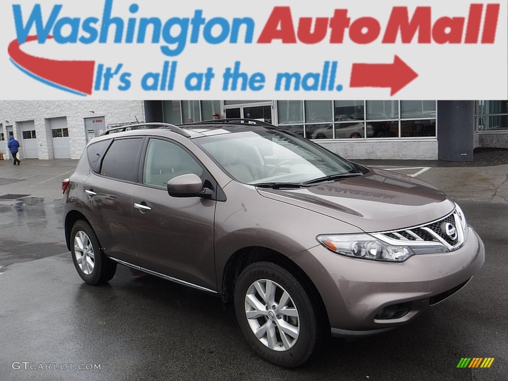 2012 Murano SV AWD - Tinted Bronze / Beige photo #1