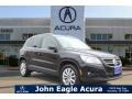 Deep Black Metallic 2011 Volkswagen Tiguan S