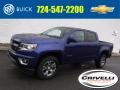 2016 Laser Blue Chevrolet Colorado Z71 Crew Cab 4x4  photo #1