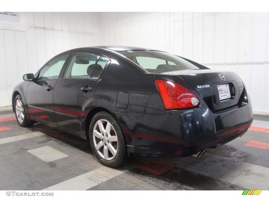 2006 Maxima 3.5 SL - Onyx Black / Black photo #10