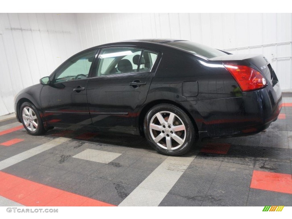 2006 Maxima 3.5 SL - Onyx Black / Black photo #11