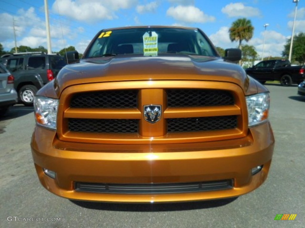 2012 Ram 1500 ST Quad Cab - Tequila Sunrise Pearl / Dark Slate Gray/Medium Graystone photo #13