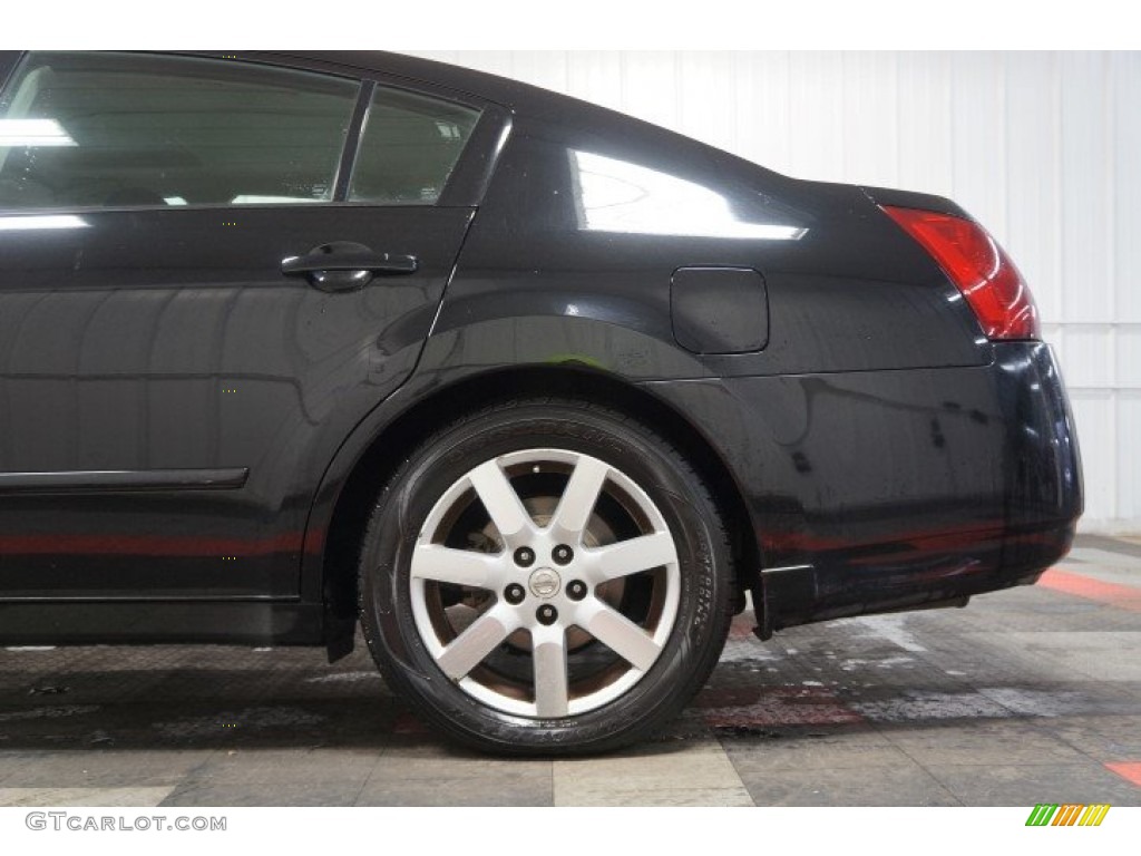 2006 Maxima 3.5 SL - Onyx Black / Black photo #74