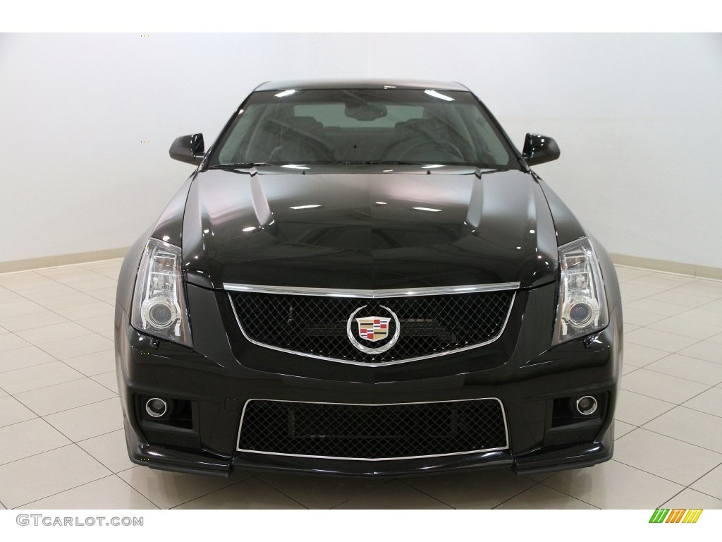 2014 CTS -V Sedan - Black Raven / Ebony/Ebony photo #2