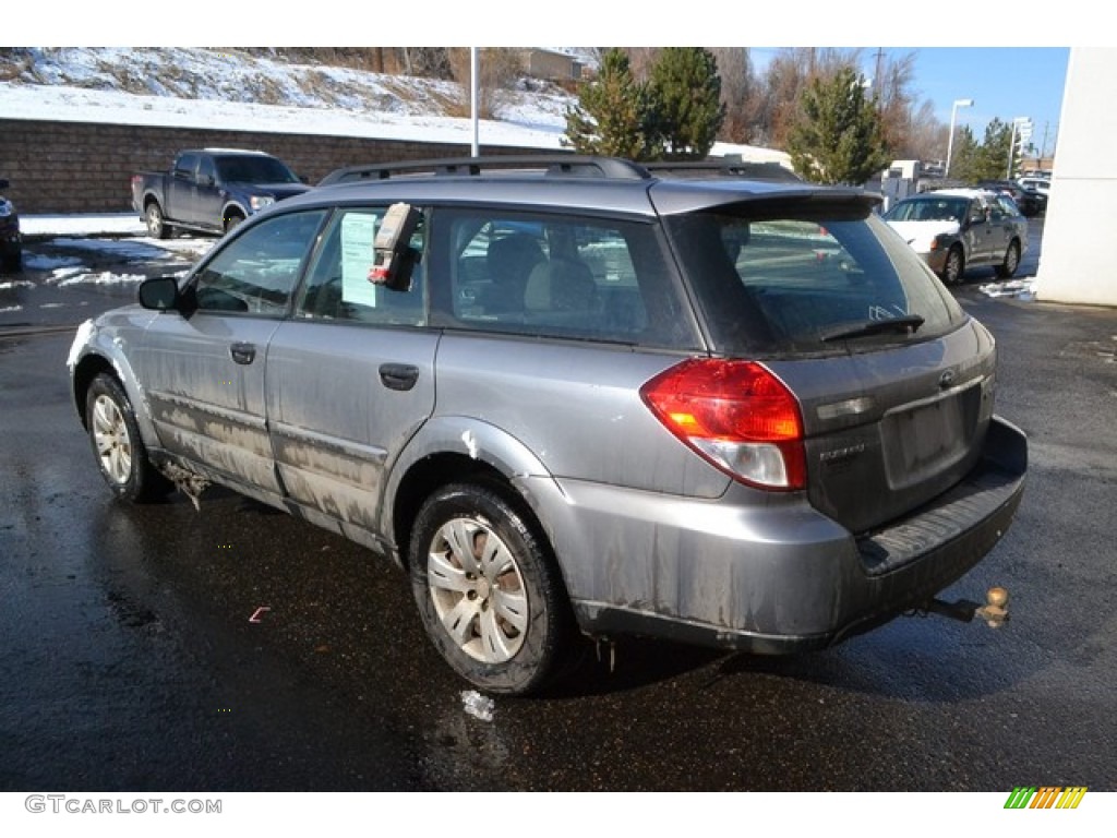2009 Outback 2.5i Wagon - Quartz Silver Metallic / Off Black photo #4