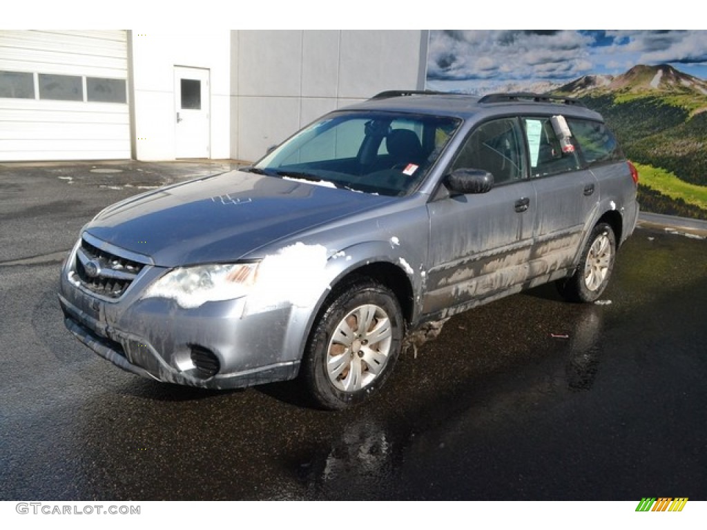 2009 Outback 2.5i Wagon - Quartz Silver Metallic / Off Black photo #5