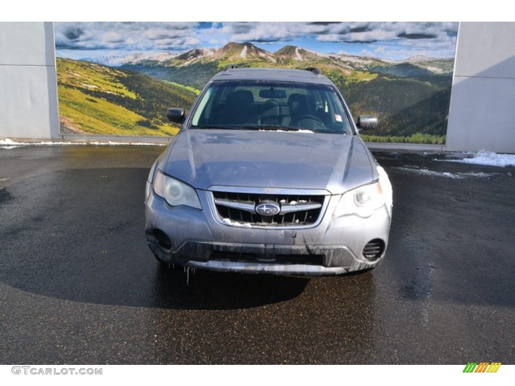 2009 Outback 2.5i Wagon - Quartz Silver Metallic / Off Black photo #6