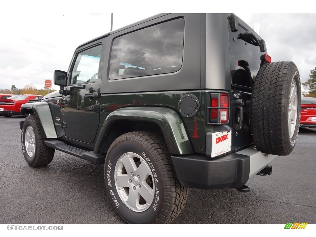 2010 Wrangler Sahara 4x4 - Natural Green Pearl / Dark Slate Gray/Medium Slate Gray photo #5