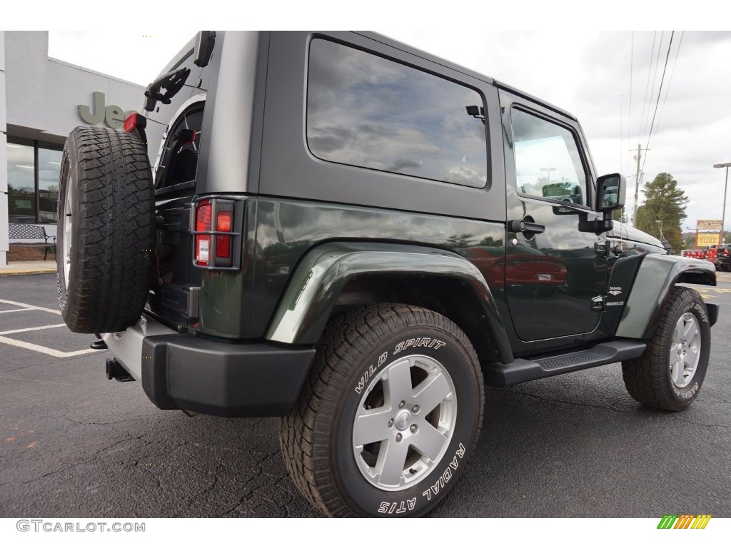 2010 Wrangler Sahara 4x4 - Natural Green Pearl / Dark Slate Gray/Medium Slate Gray photo #7