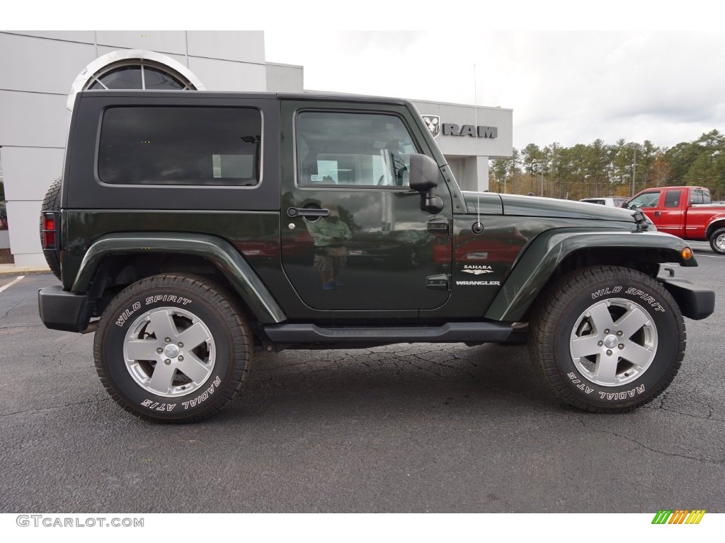 2010 Wrangler Sahara 4x4 - Natural Green Pearl / Dark Slate Gray/Medium Slate Gray photo #8