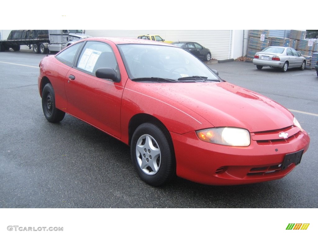 2003 Cavalier Coupe - Victory Red / Graphite Gray photo #2