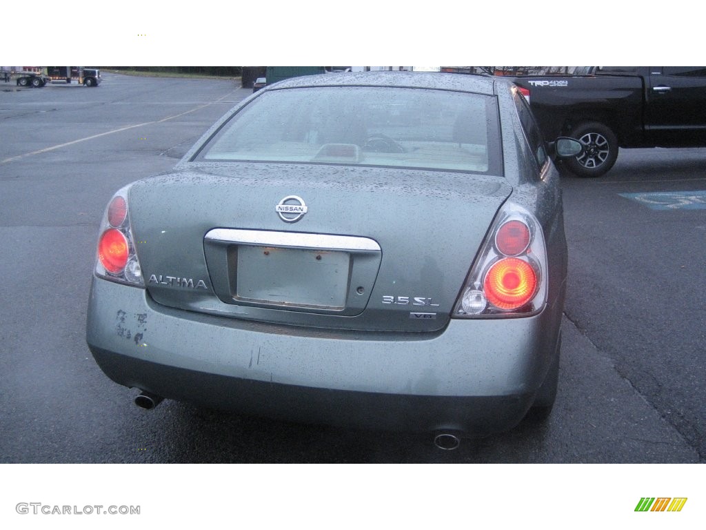 2005 Altima 3.5 SL - Mystic Emerald Green / Blond photo #5