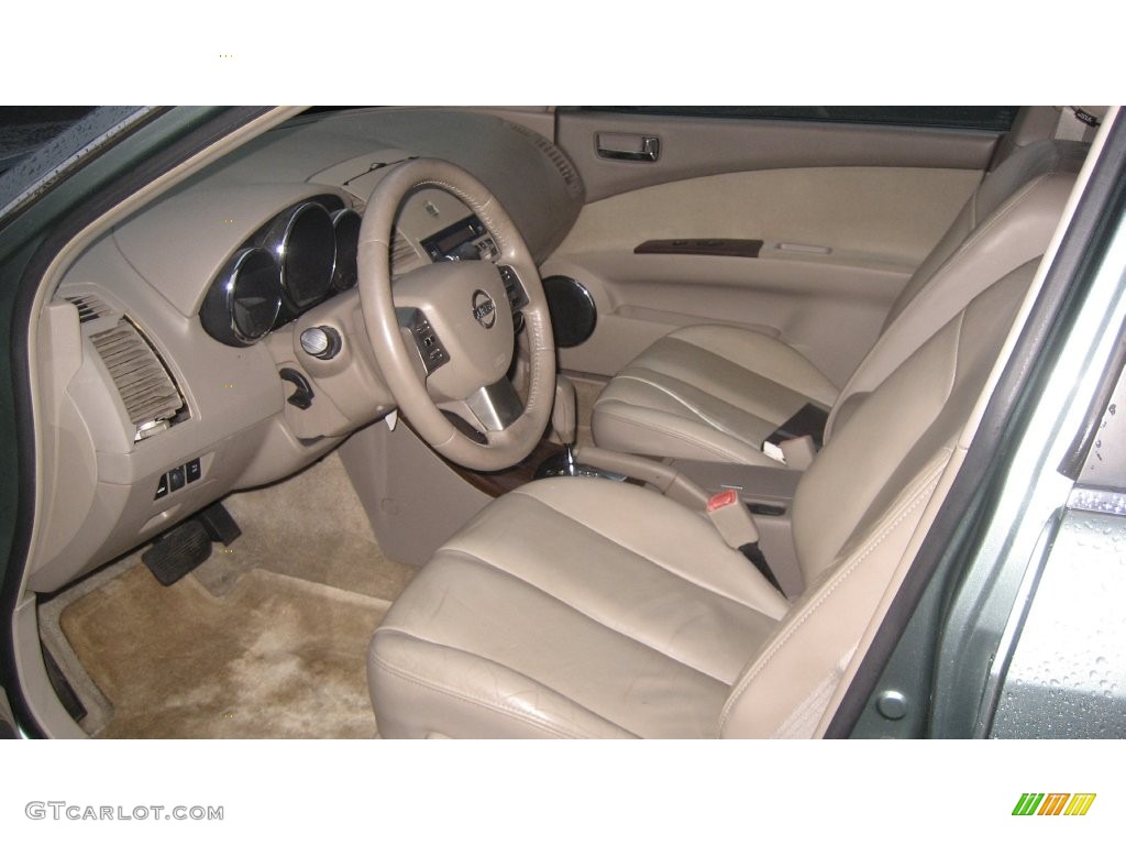 2005 Altima 3.5 SL - Mystic Emerald Green / Blond photo #6