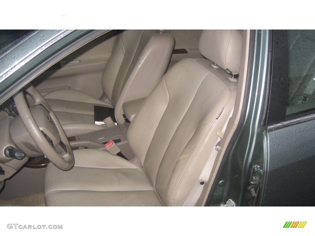 2005 Altima 3.5 SL - Mystic Emerald Green / Blond photo #8