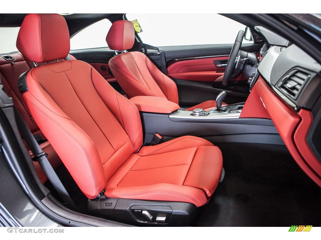 Coral Red Interior 2016 BMW 4 Series 428i Coupe Photo #109088463
