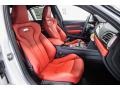 2016 BMW M3 Sakhir Orange/Black Interior Front Seat Photo