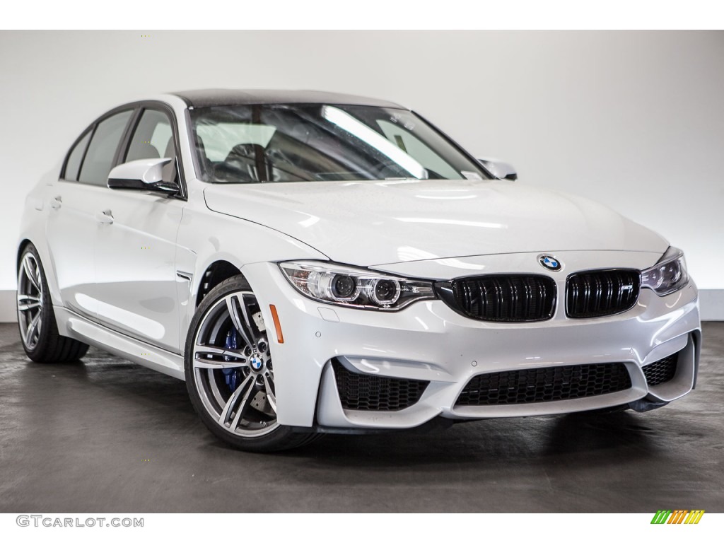 Mineral White Metallic 2016 BMW M3 Sedan Exterior Photo #109089007