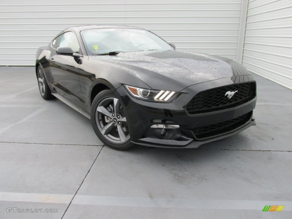 Shadow Black Ford Mustang