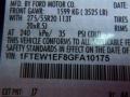 J7: Magnetic 2016 Ford F150 Platinum SuperCrew 4x4 Color Code