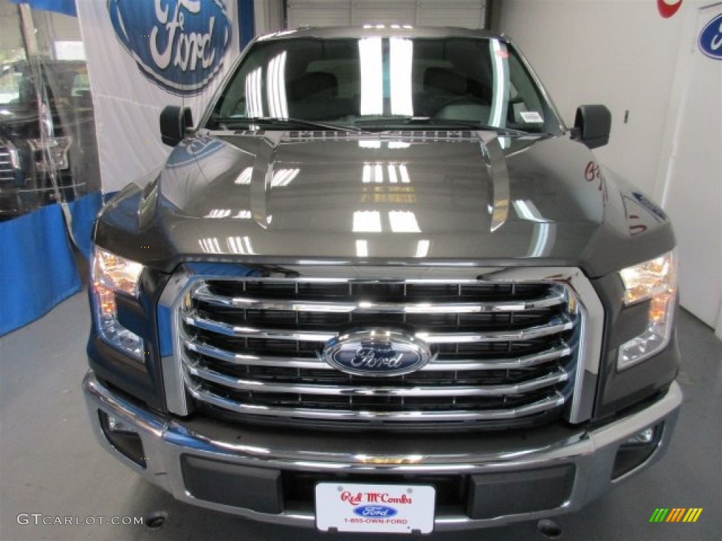 2016 F150 XLT SuperCrew - Magnetic / Medium Earth Gray photo #2