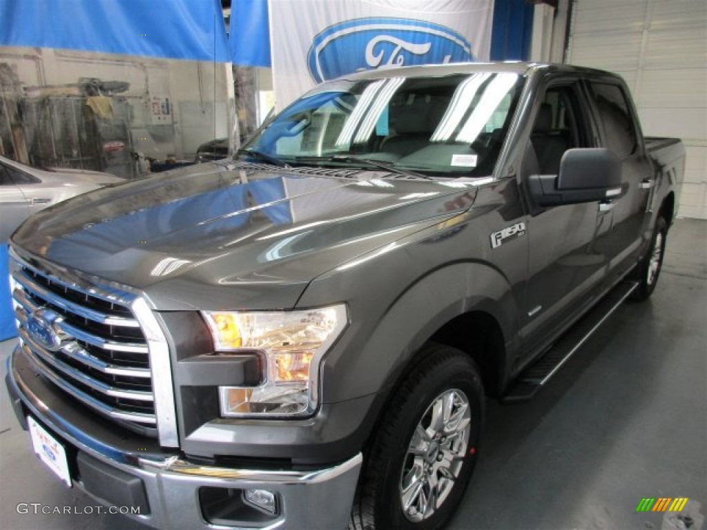 2016 F150 XLT SuperCrew - Magnetic / Medium Earth Gray photo #3